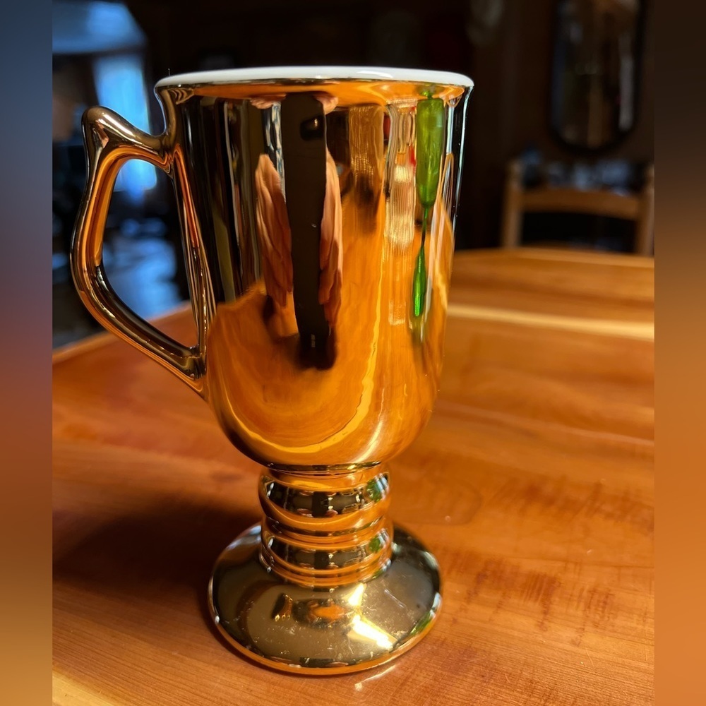 Vintage Hall 1272 Gold Irish Whiskey Coffee Mug Cup